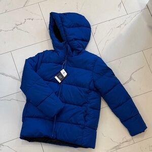 NWT GAP Kids Vibrant Blue Kids Puffer Jacket